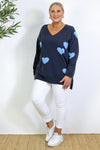 Heart of Gold Knit | Blue