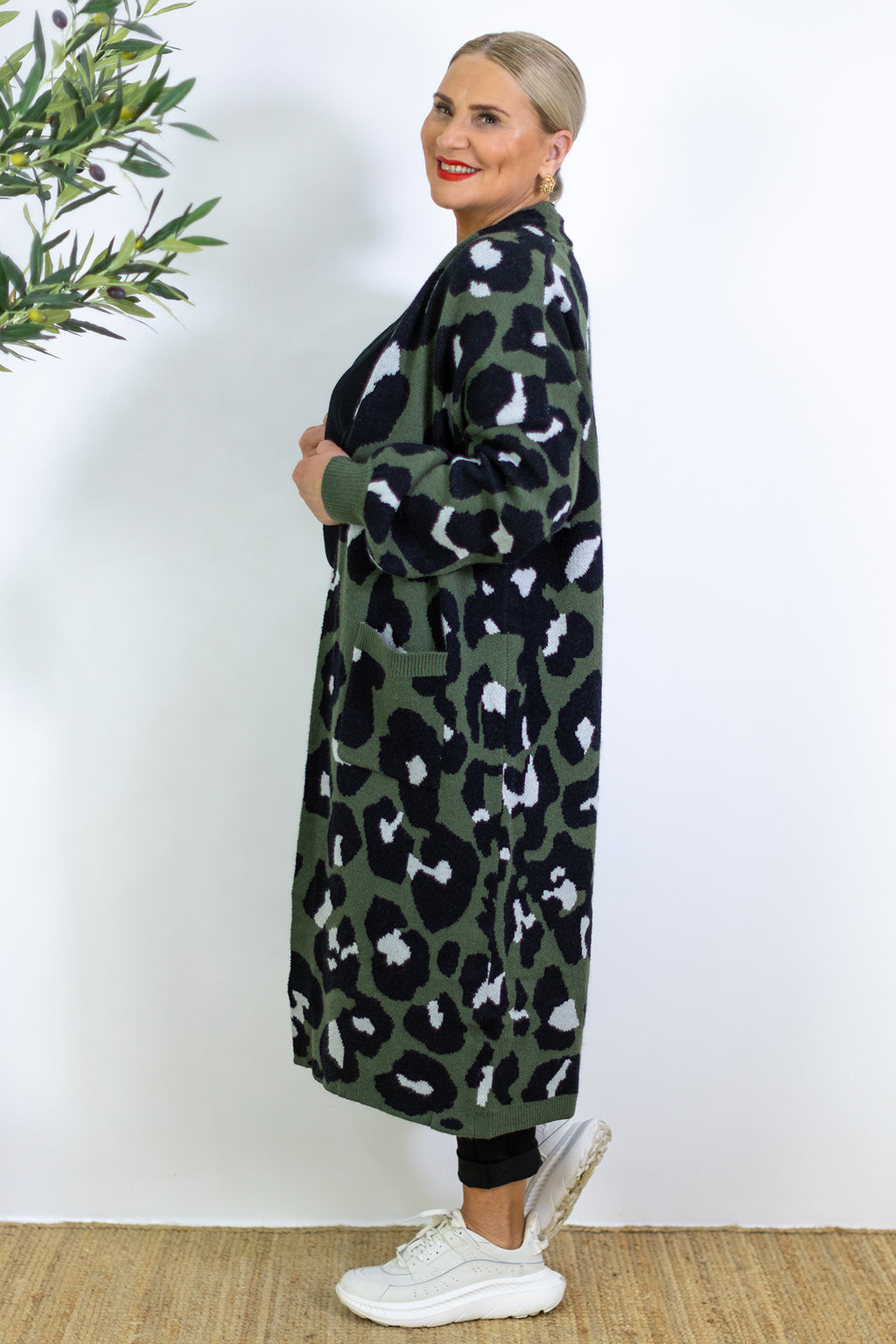 Golda Cardigan | Olive