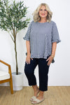 Baxter Pant | Natural Stripe