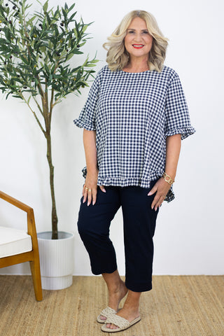 Baxter Pant | Natural Stripe