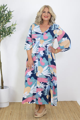Rakel Tiered Dress | Green