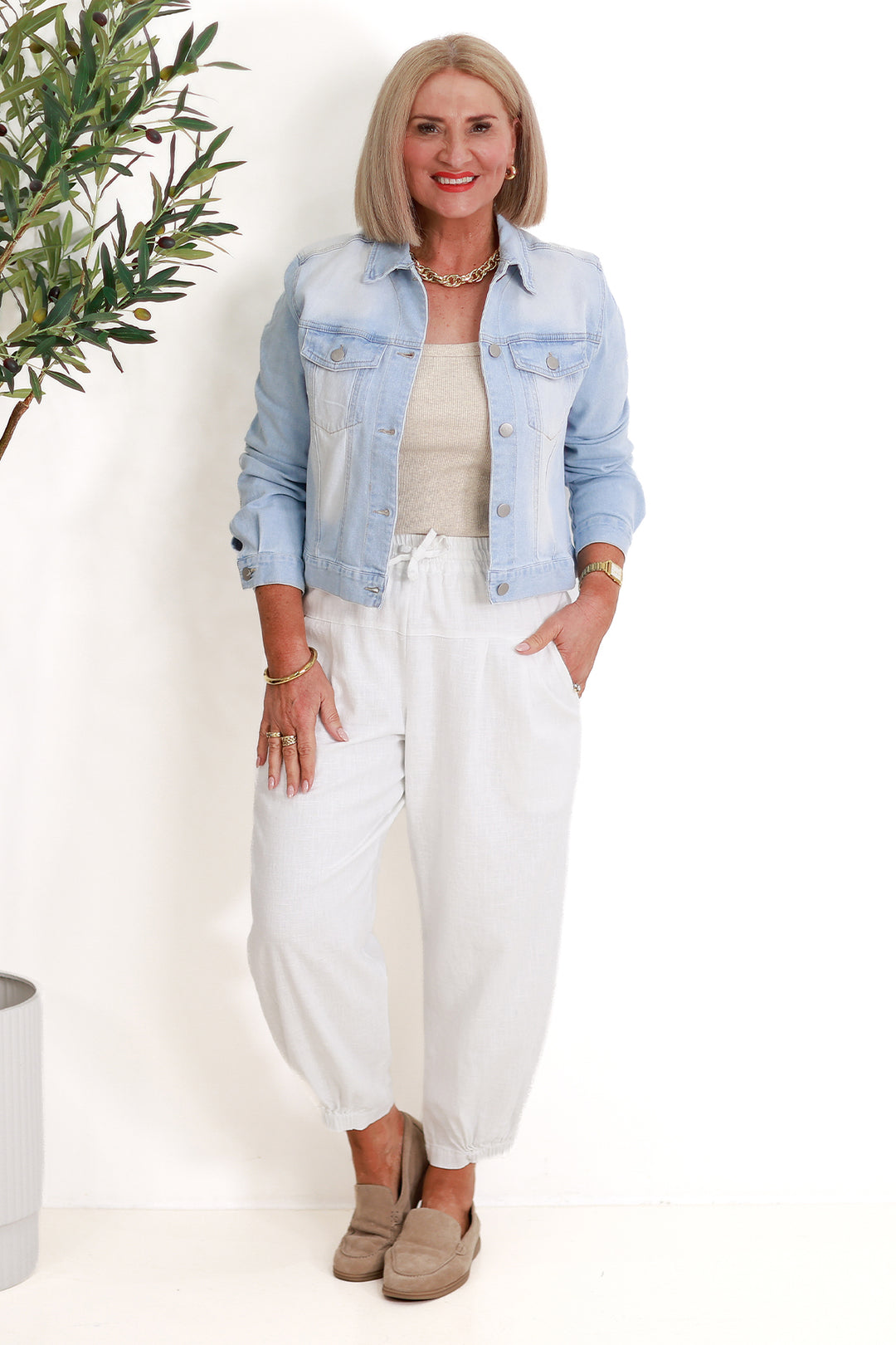 Kali Pants | White