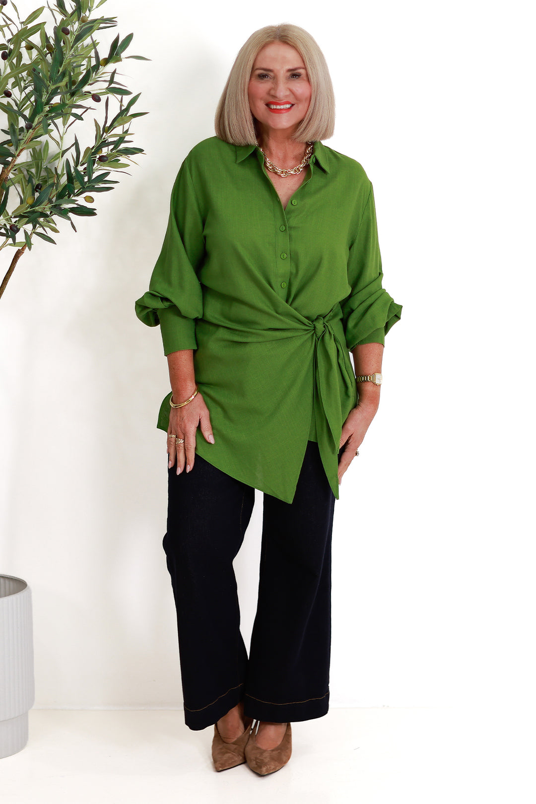 Sterling Tie Shirt | GREEN