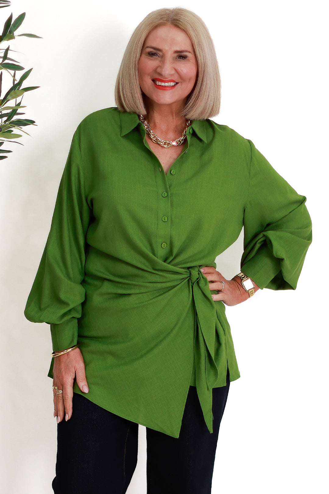 Sterling Tie Shirt | GREEN