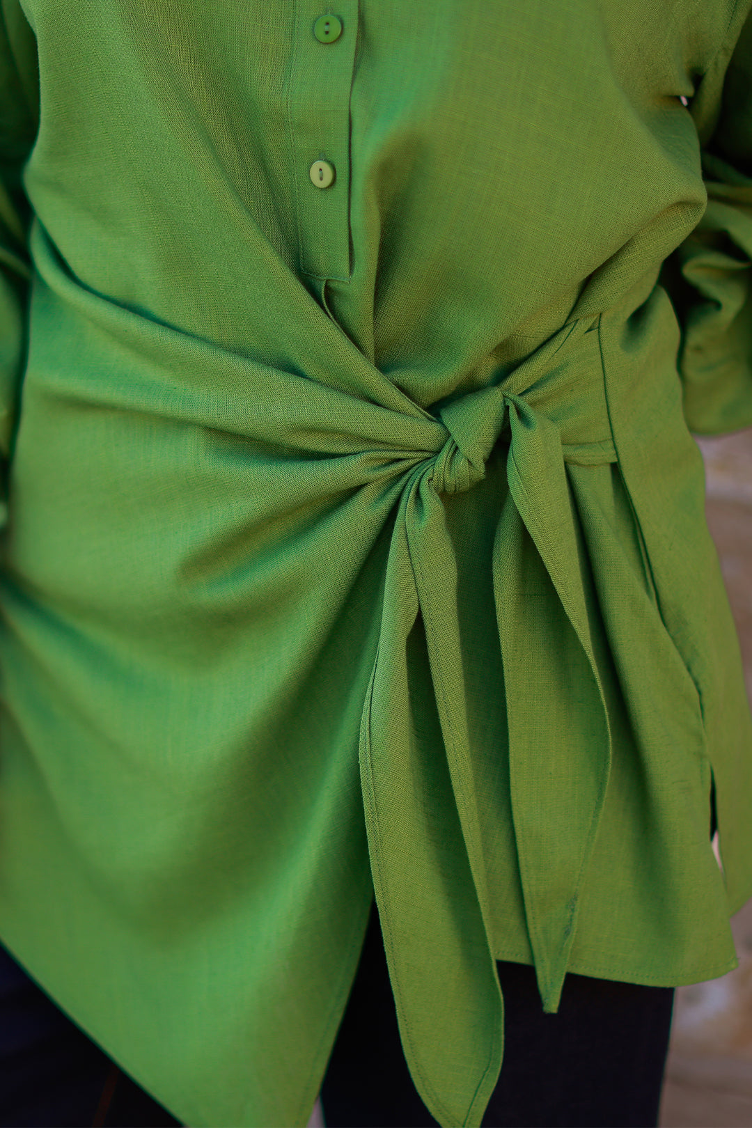 Sterling Tie Shirt | GREEN