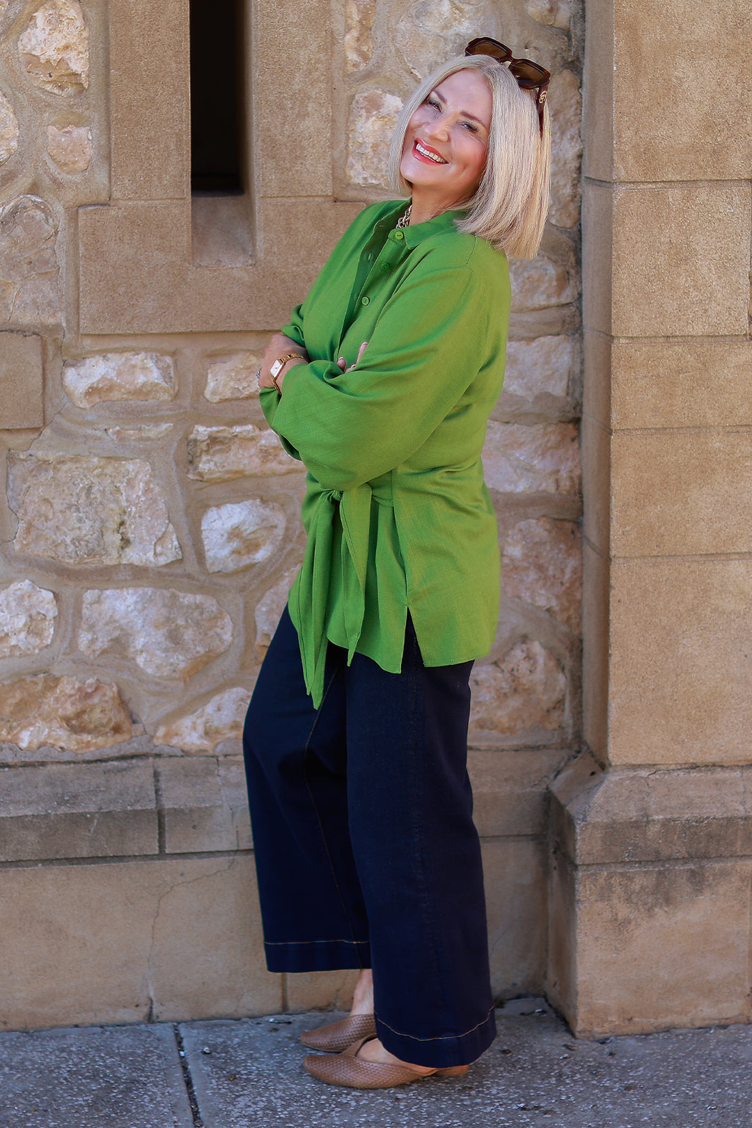 Sterling Tie Shirt | GREEN