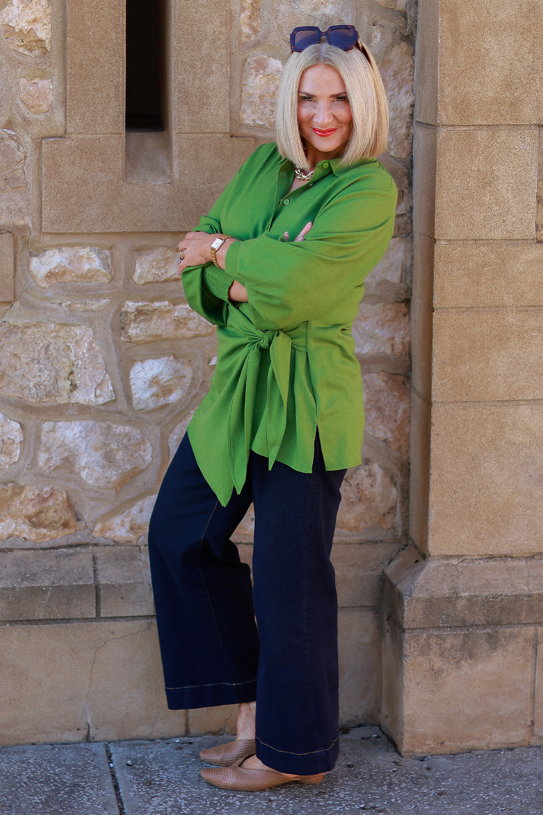 Sterling Tie Shirt | GREEN