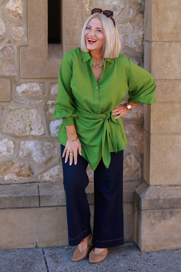 Sterling Tie Shirt | GREEN
