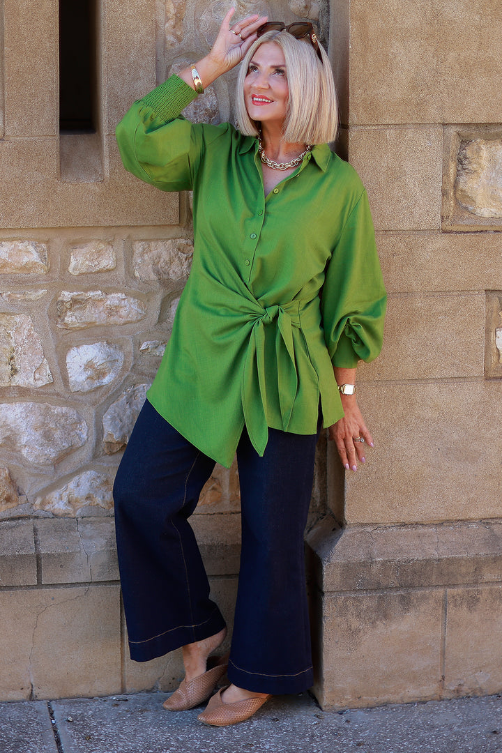 Sterling Tie Shirt | GREEN