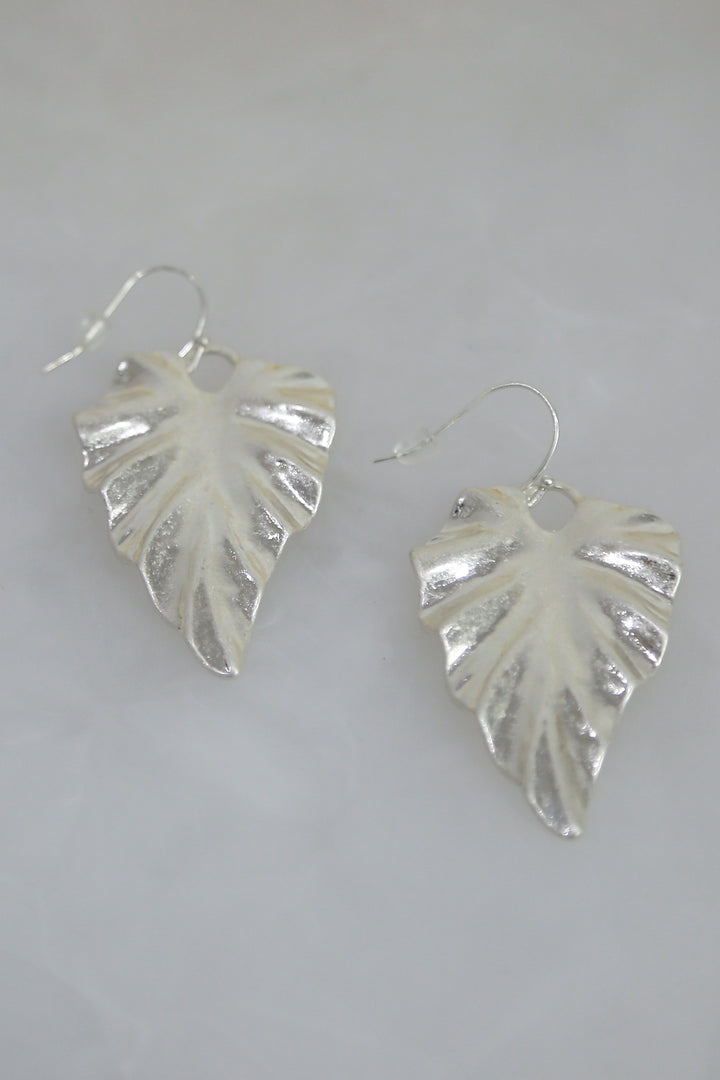 Mizu Leaf Earring | Silver