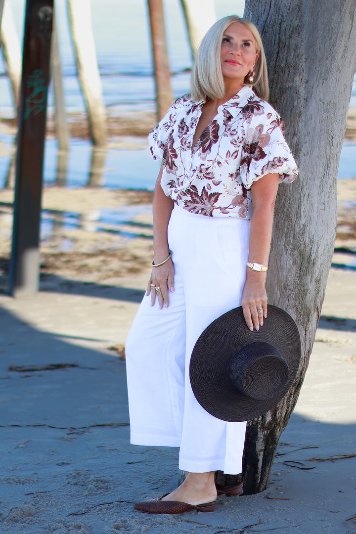 Essence Broderie Shirt | COCO BROWN