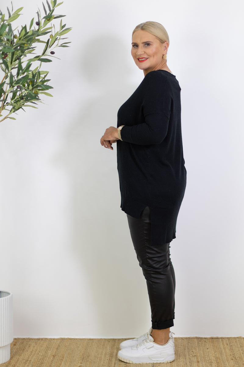 Simple Knit | Black