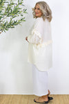 Eva Frill Shirt | Cream