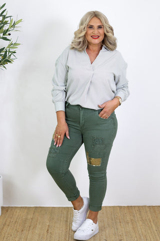Rhodes Relaxed Pant | Ginger