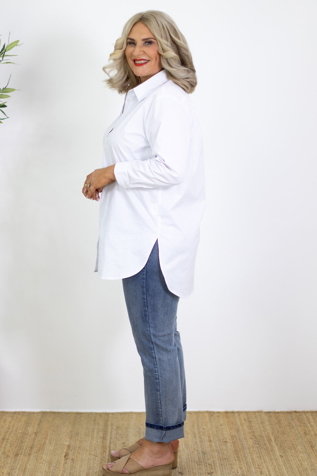 Classic Stretch Shirt | White