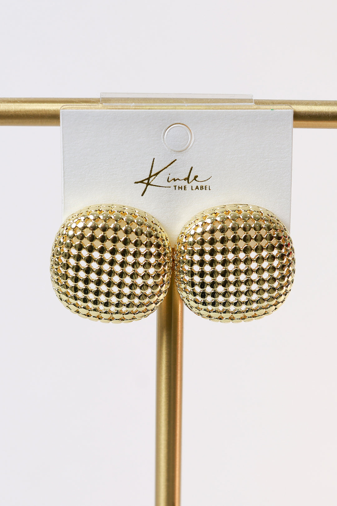 Nova Button Stud | GOLD