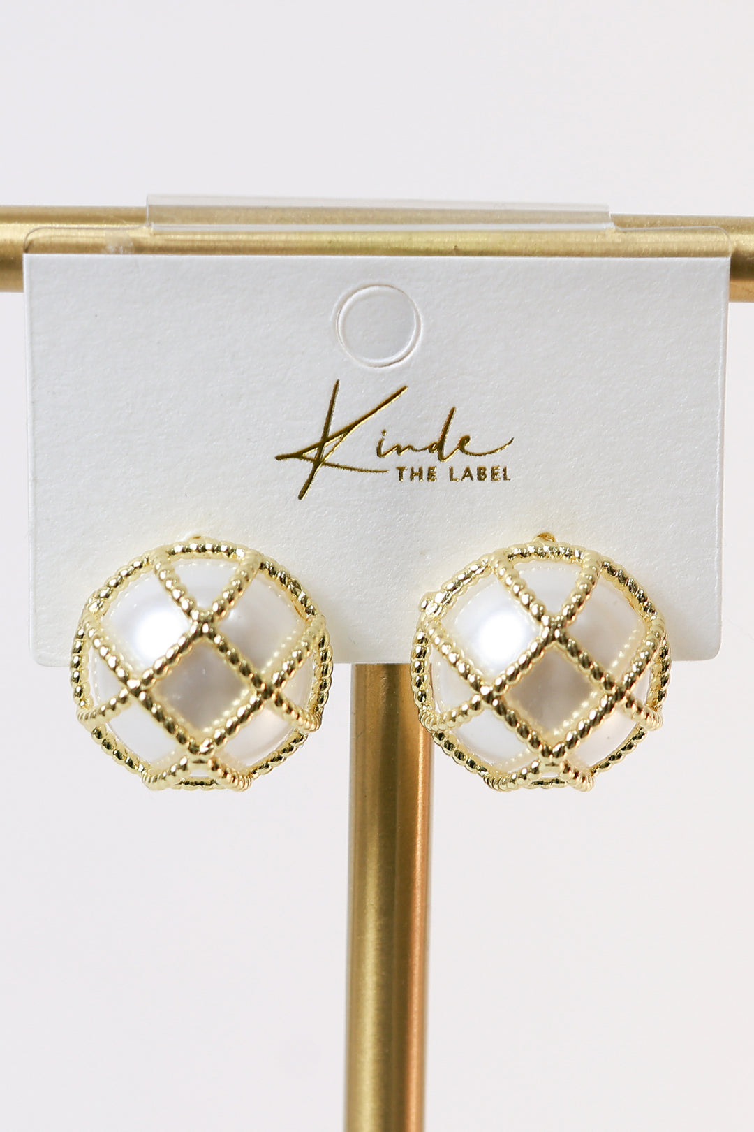 Celeste Orb Stud | GOLD