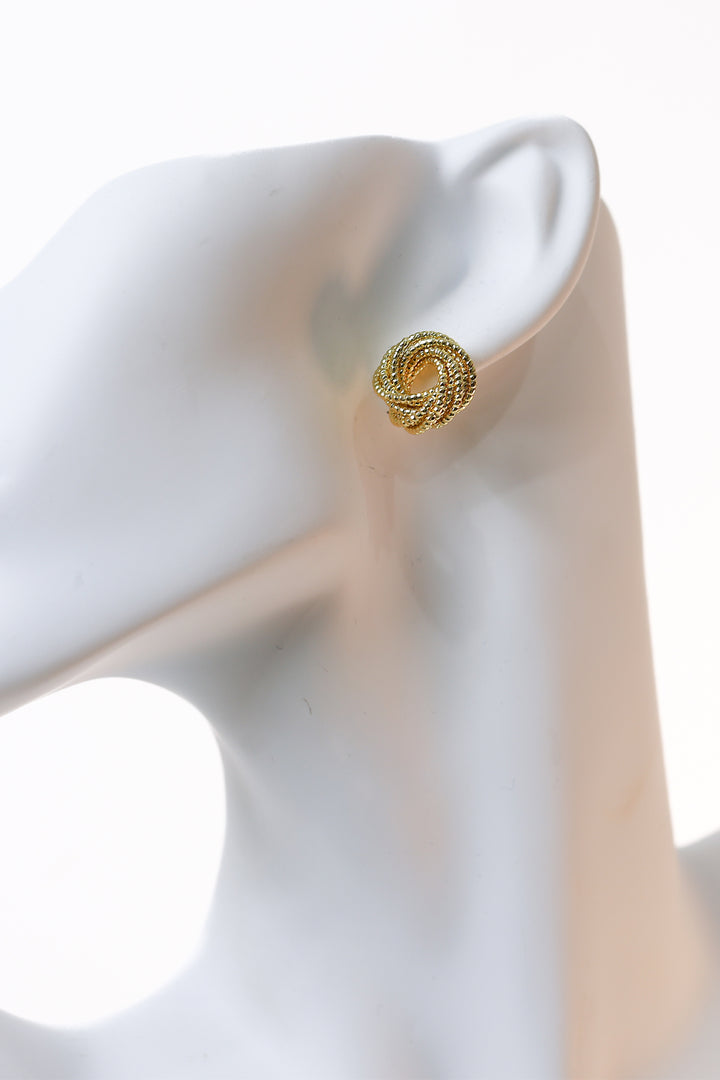 Lyra Twist Stud | GOLD