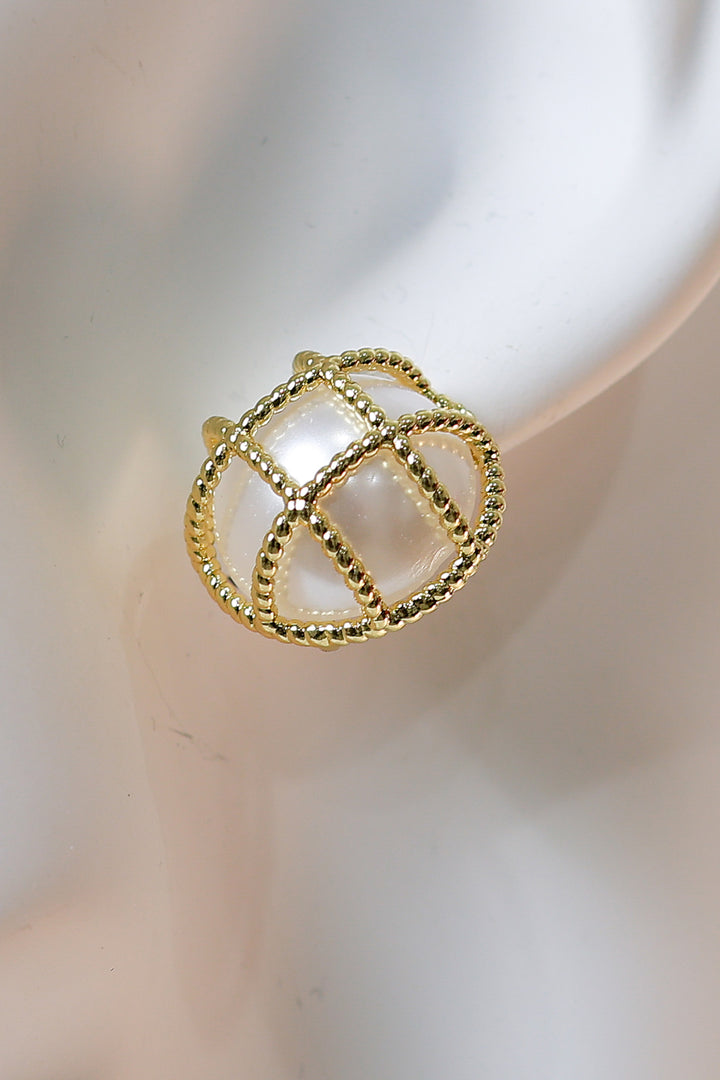 Celeste Orb Stud | GOLD