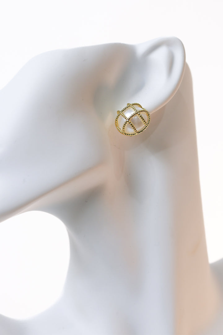 Celeste Orb Stud | GOLD