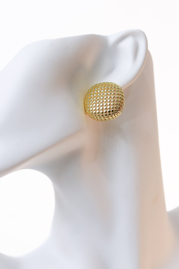 Nova Button Stud | GOLD
