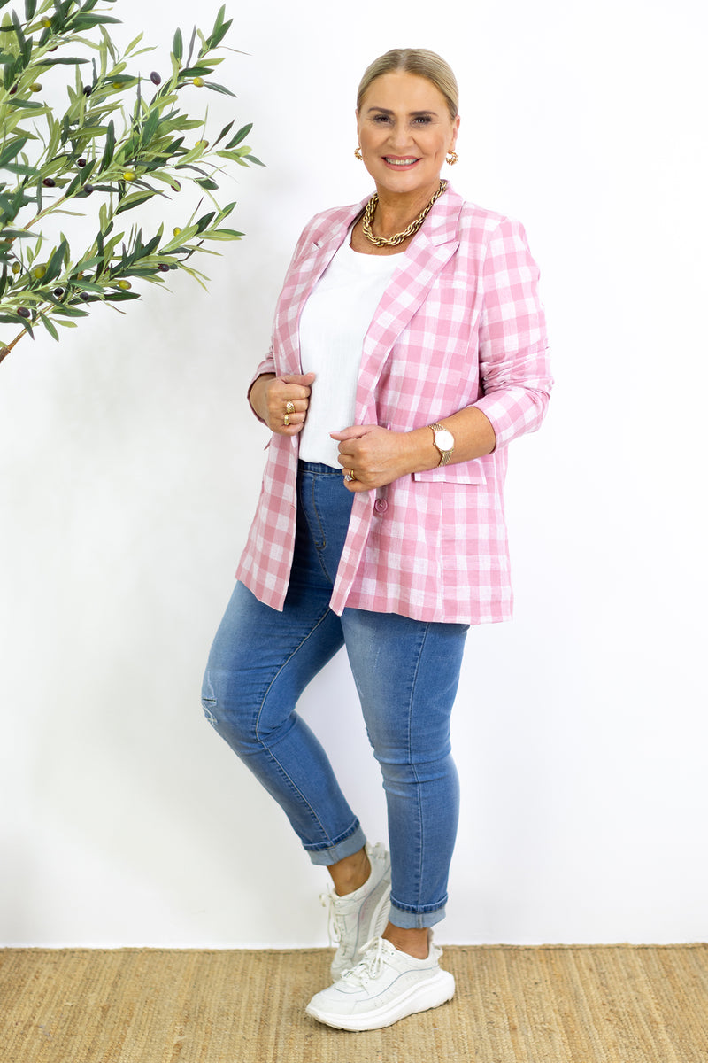 Poppy Blazer | Pink
