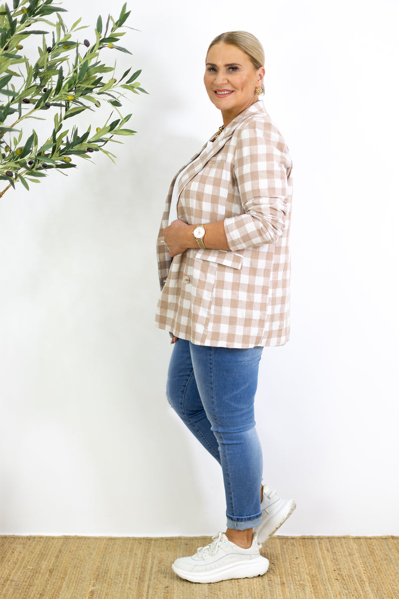 Poppy Blazer | Natural