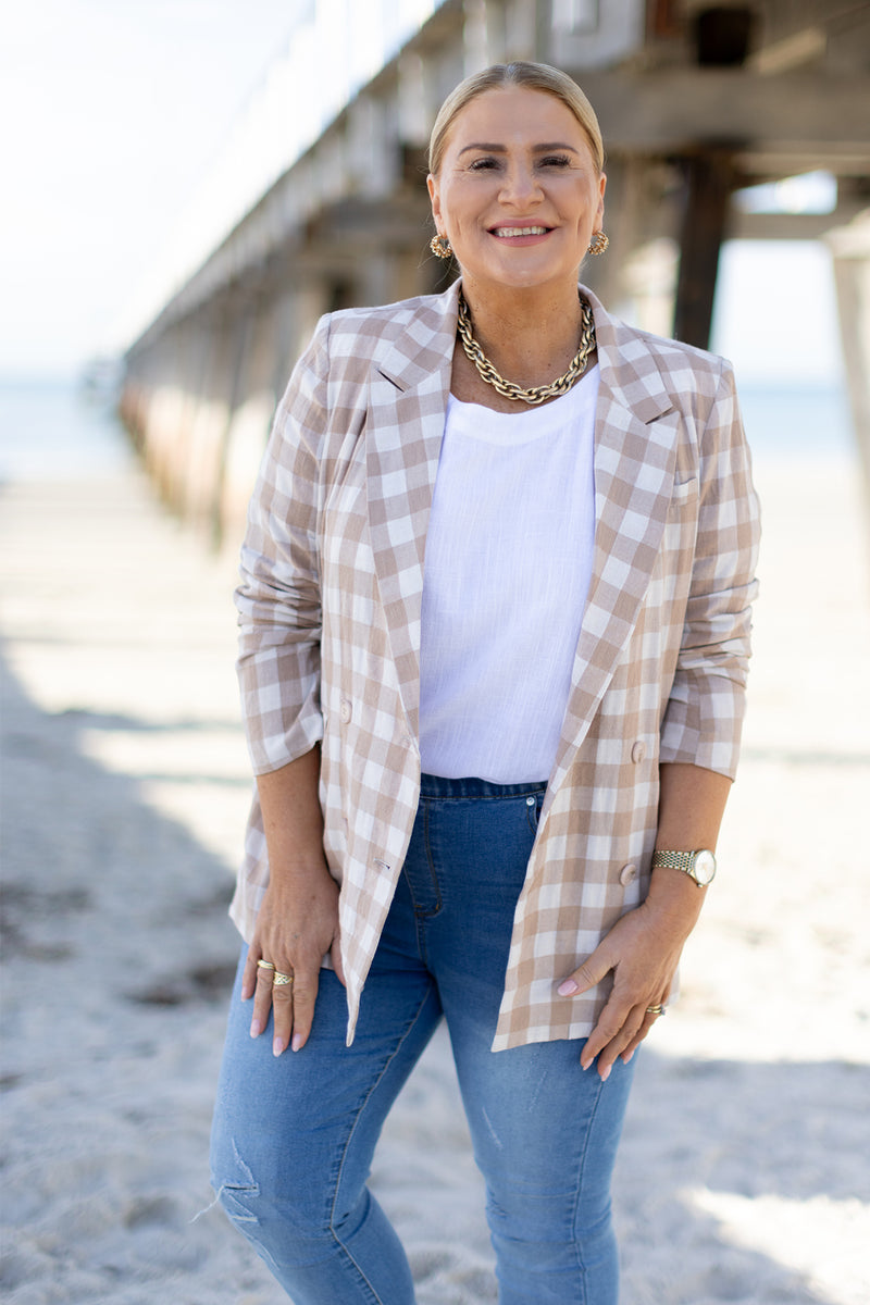 Poppy Blazer | Natural