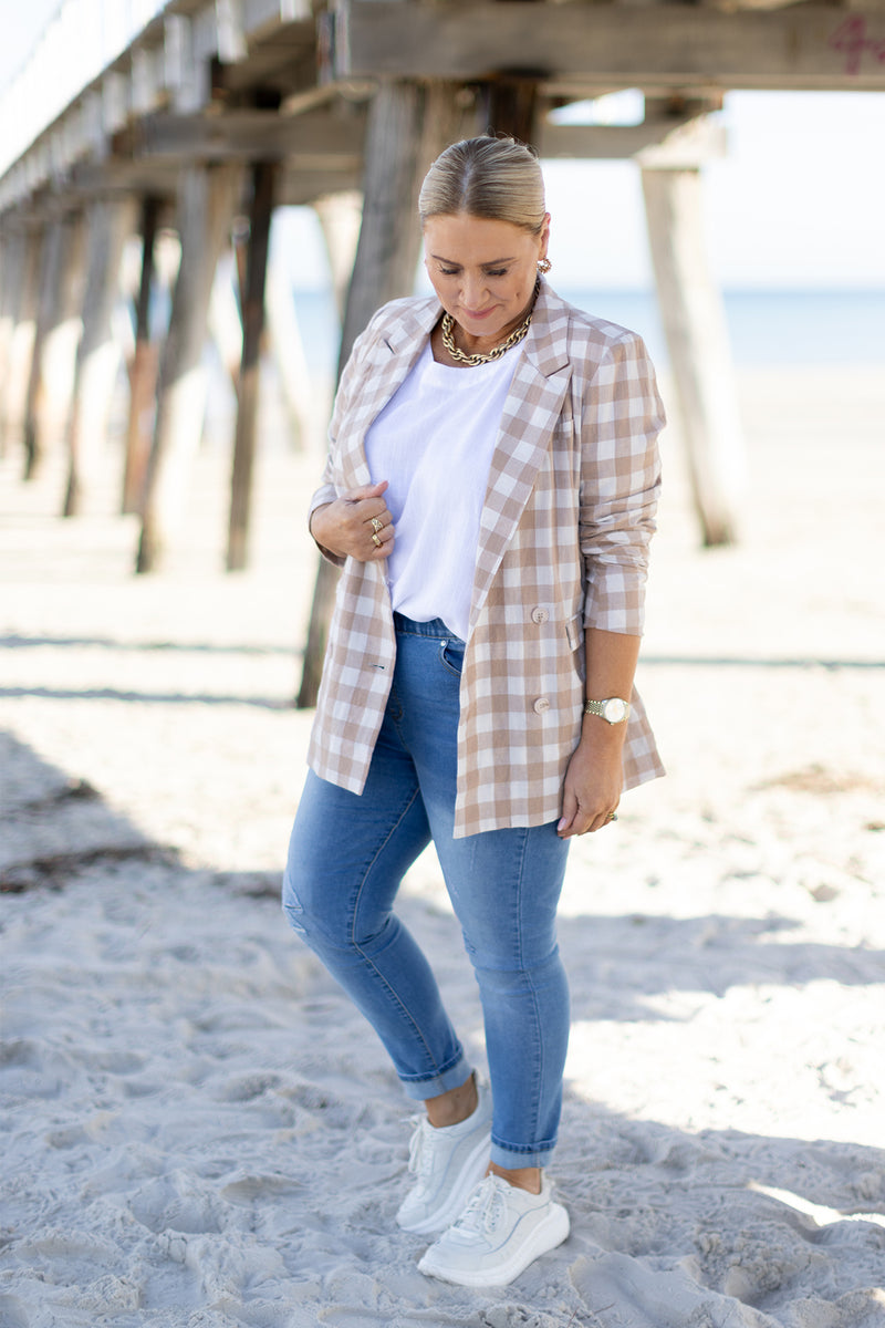 Poppy Blazer | Natural
