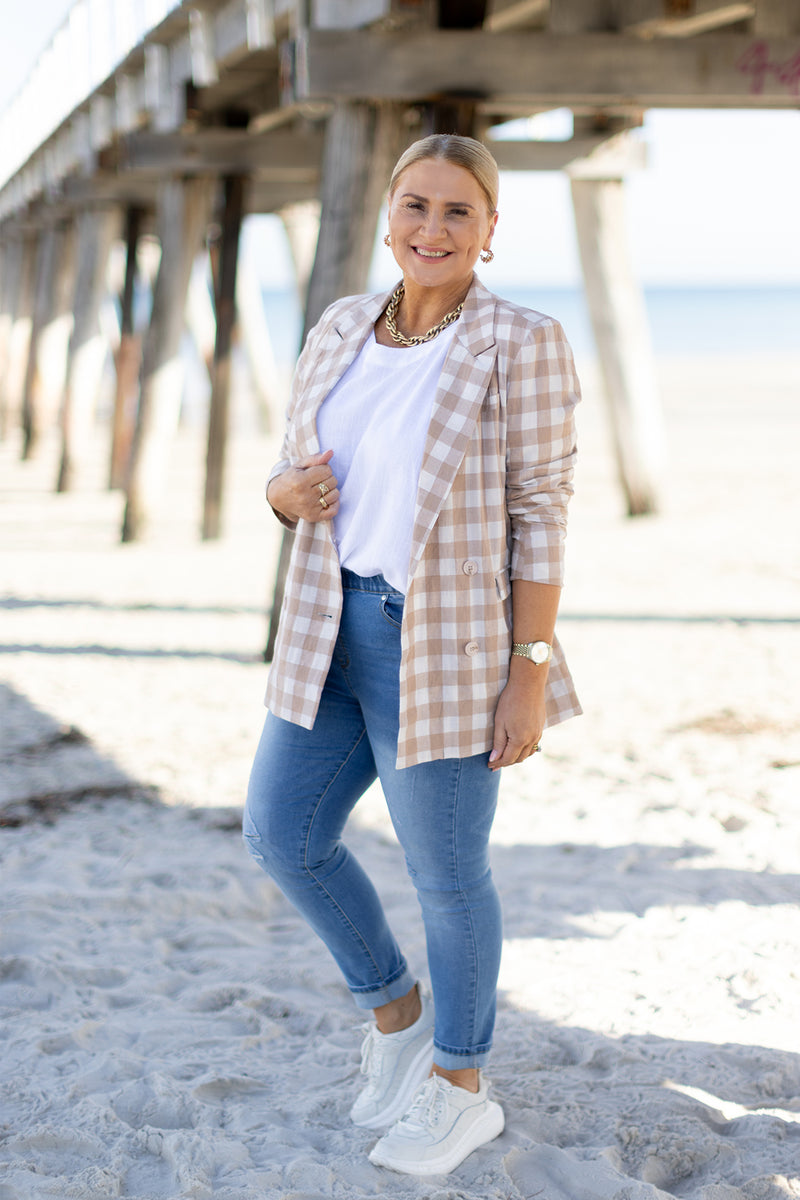 Poppy Blazer | Natural