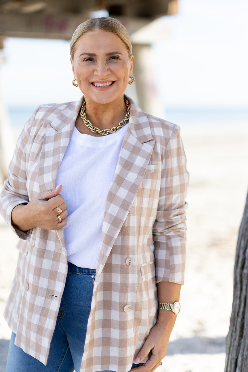 Poppy Blazer | Natural