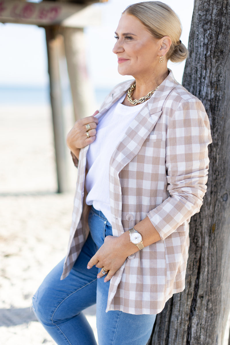 Poppy Blazer | Natural