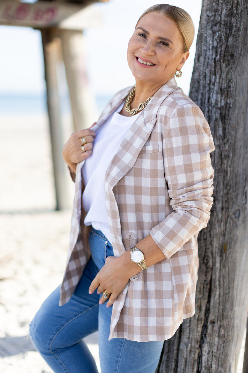 Poppy Blazer | Natural