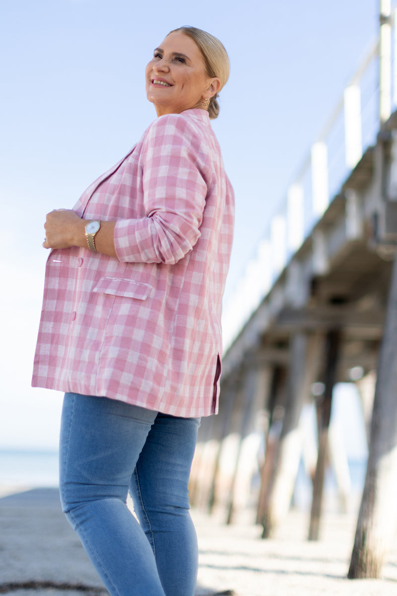 Poppy Blazer | Pink