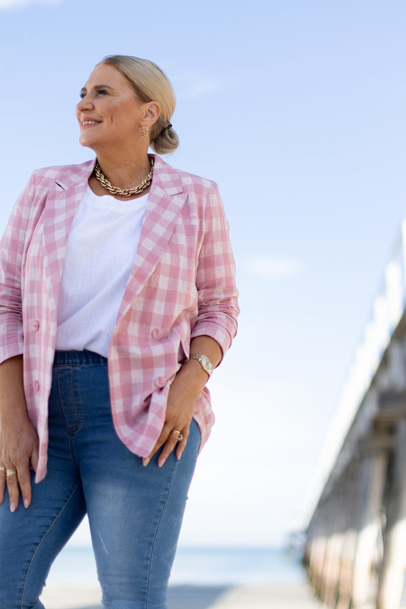 Poppy Blazer | Pink