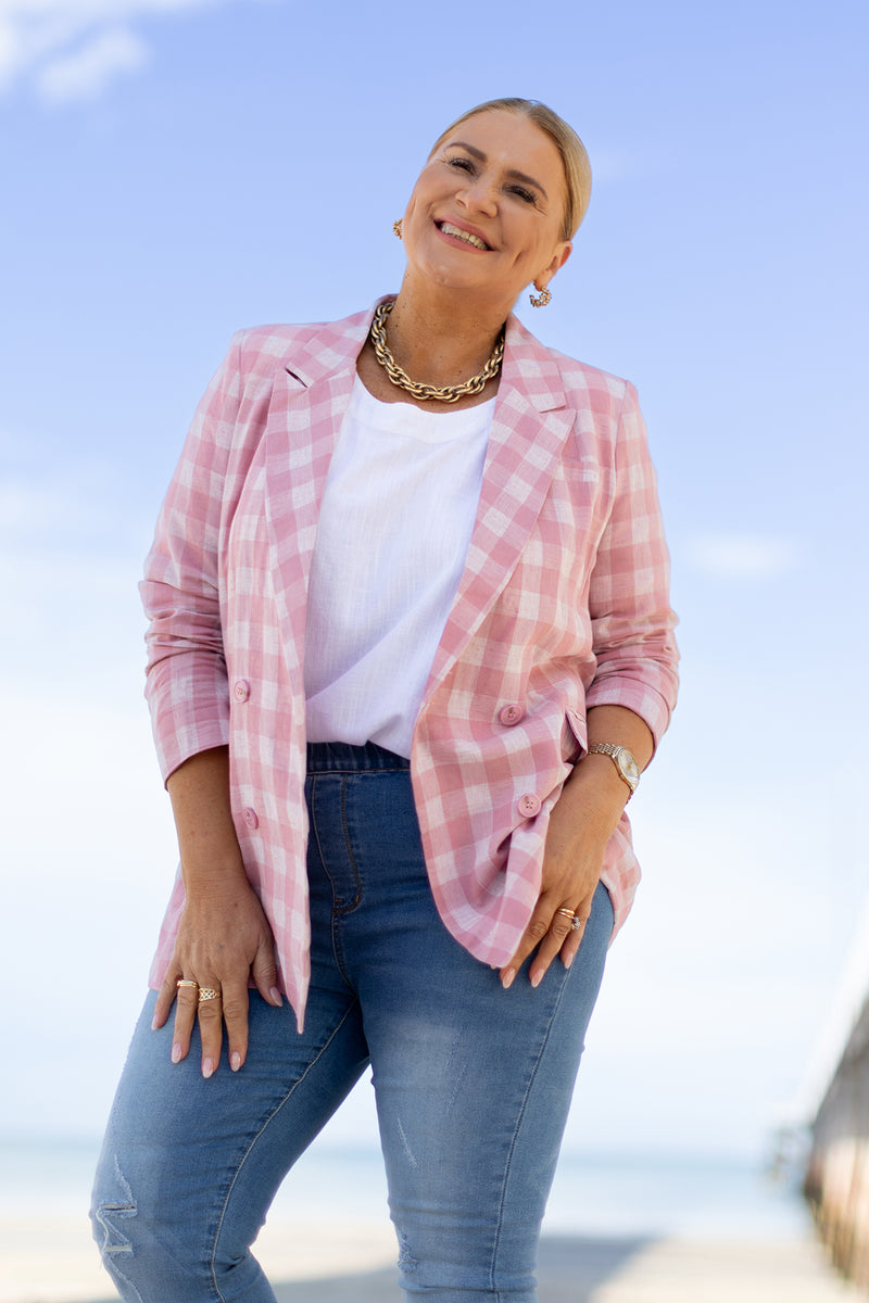 Poppy Blazer | Pink