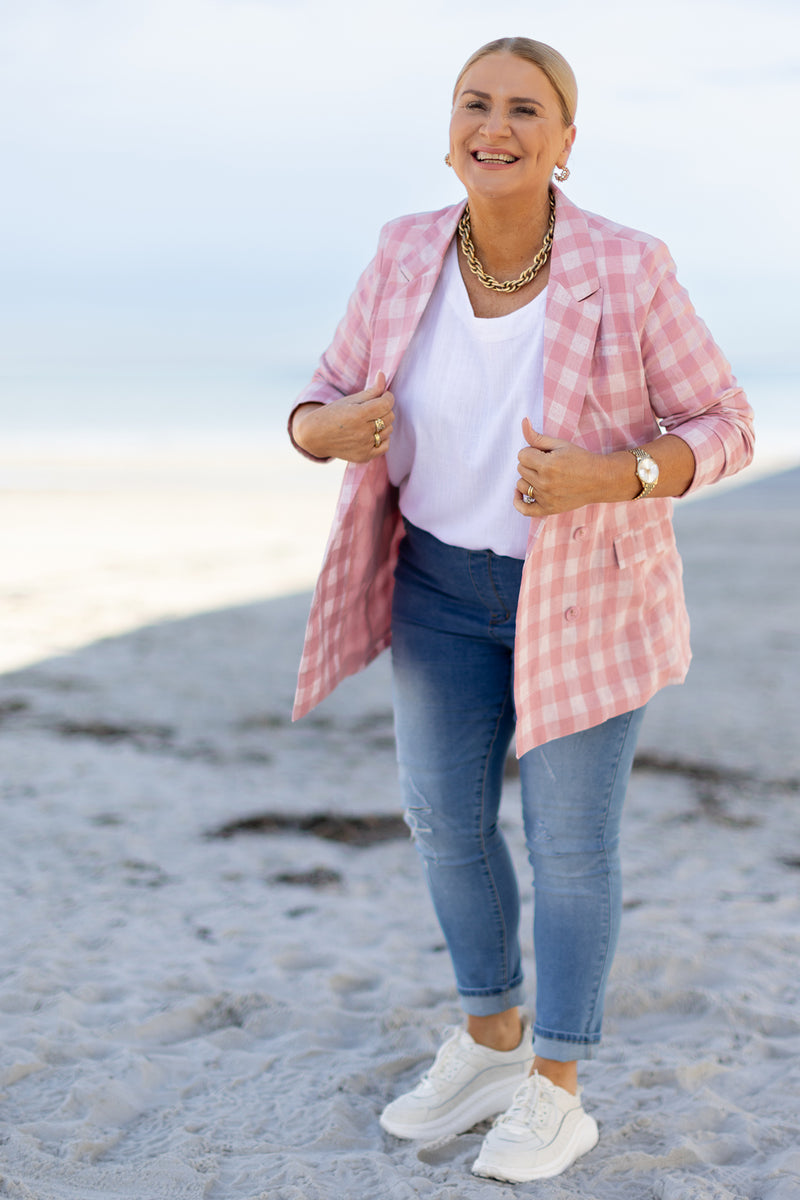 Poppy Blazer | Pink