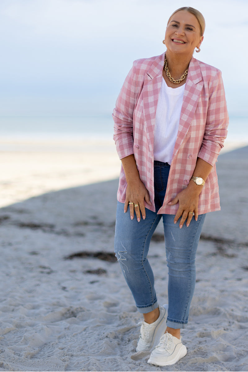 Poppy Blazer | Pink