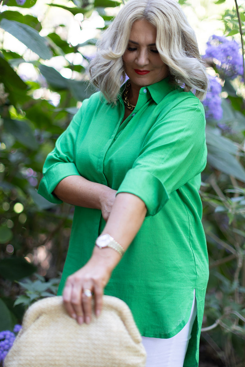 Londoner Oversized Shirt | Green