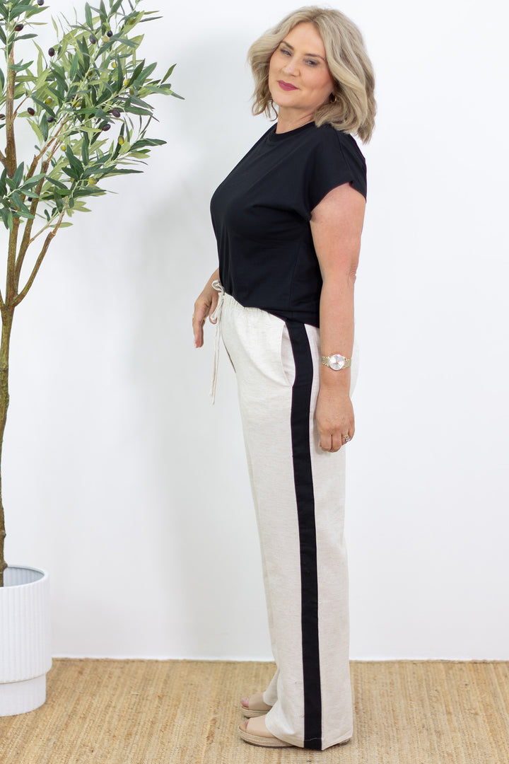 Second Valley Pant | Natural & Black