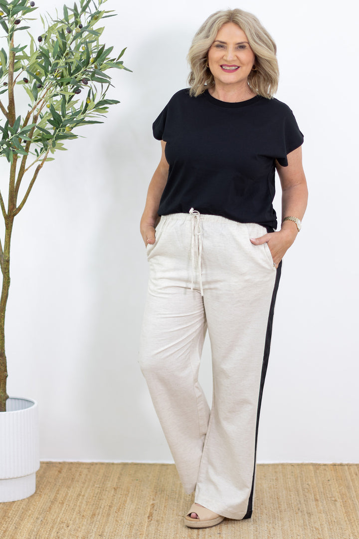 Second Valley Pant | Natural & Black
