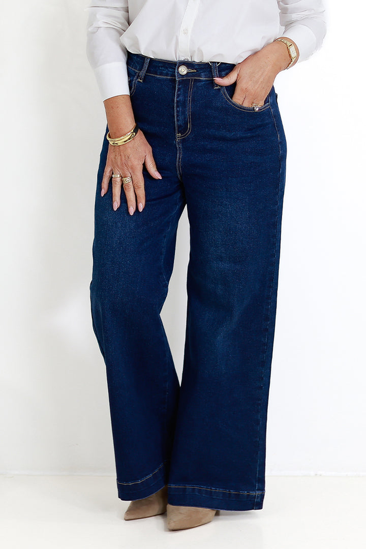 Almas Manor Stretch Jeans | MID BLUE