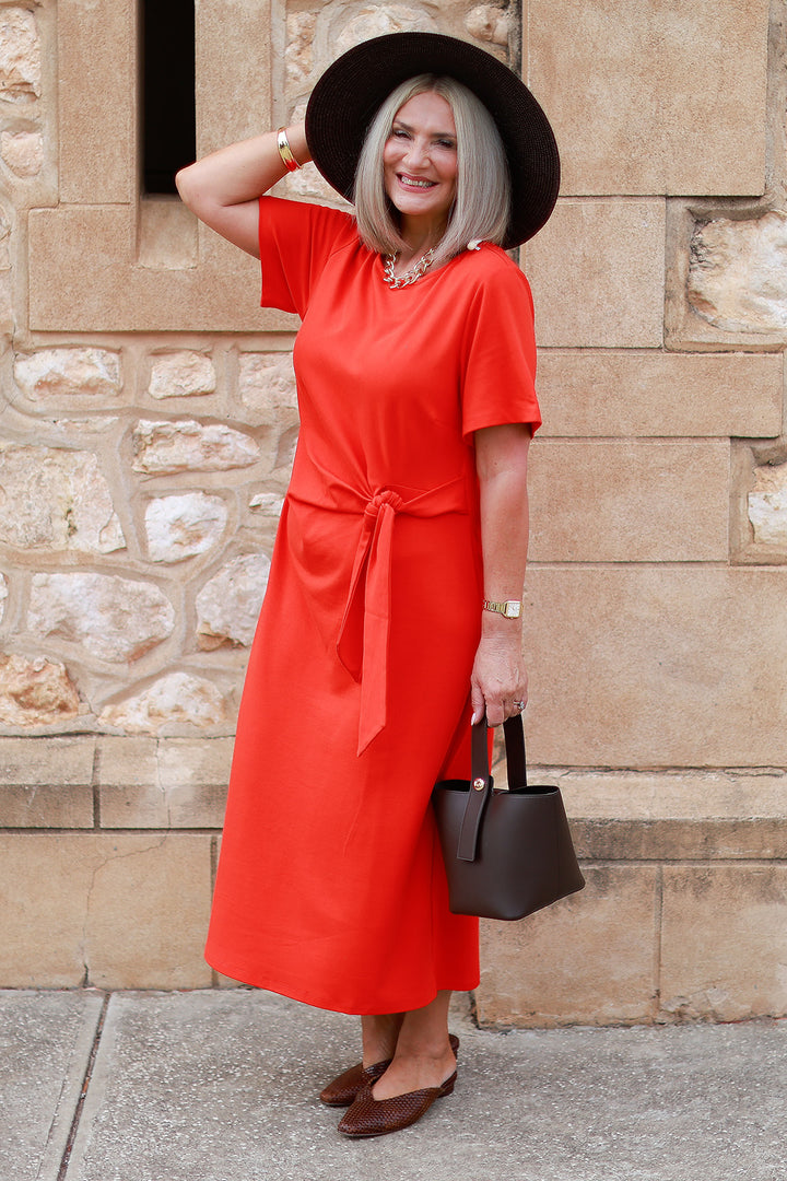 Alanah Tie Dress | ORANGEADE