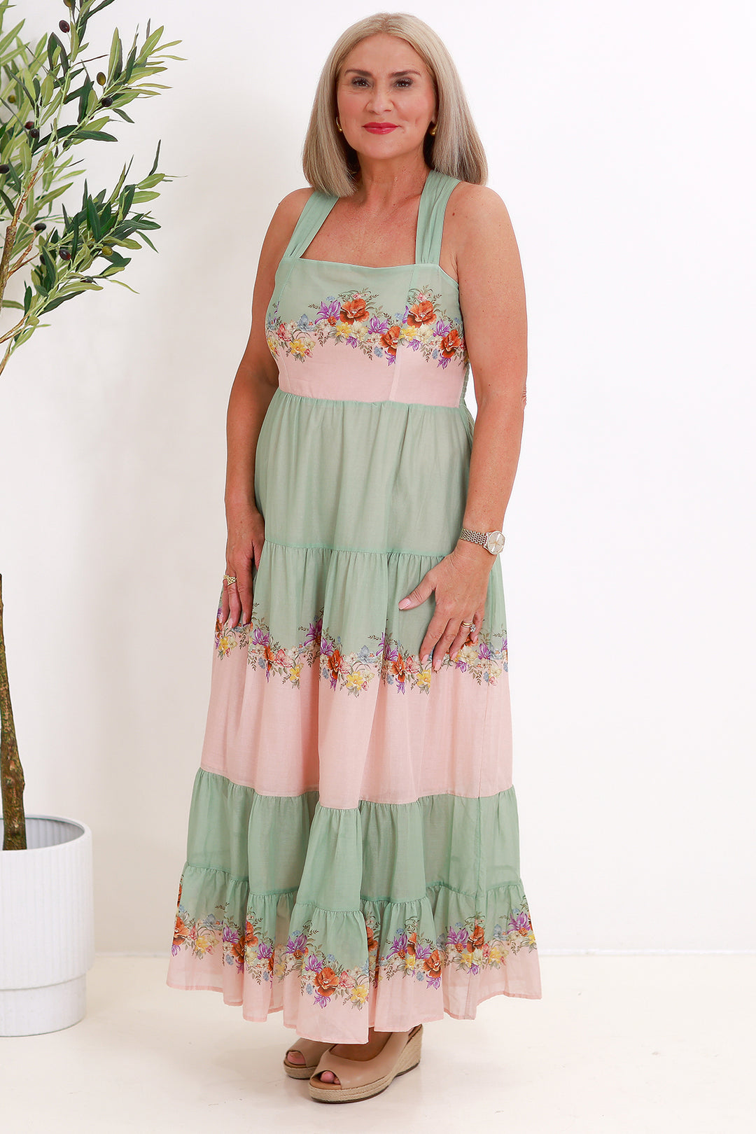 Hollyhock Maxi Dress | FLORAL