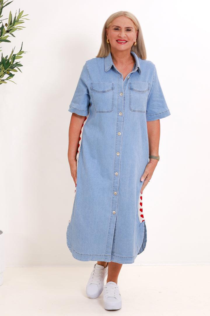 Malibu Shirt Dress | NO. 1 HEART Denim