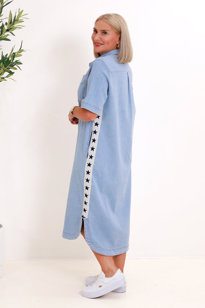 Malibu Shirt Dress | No.1  STAR Denim