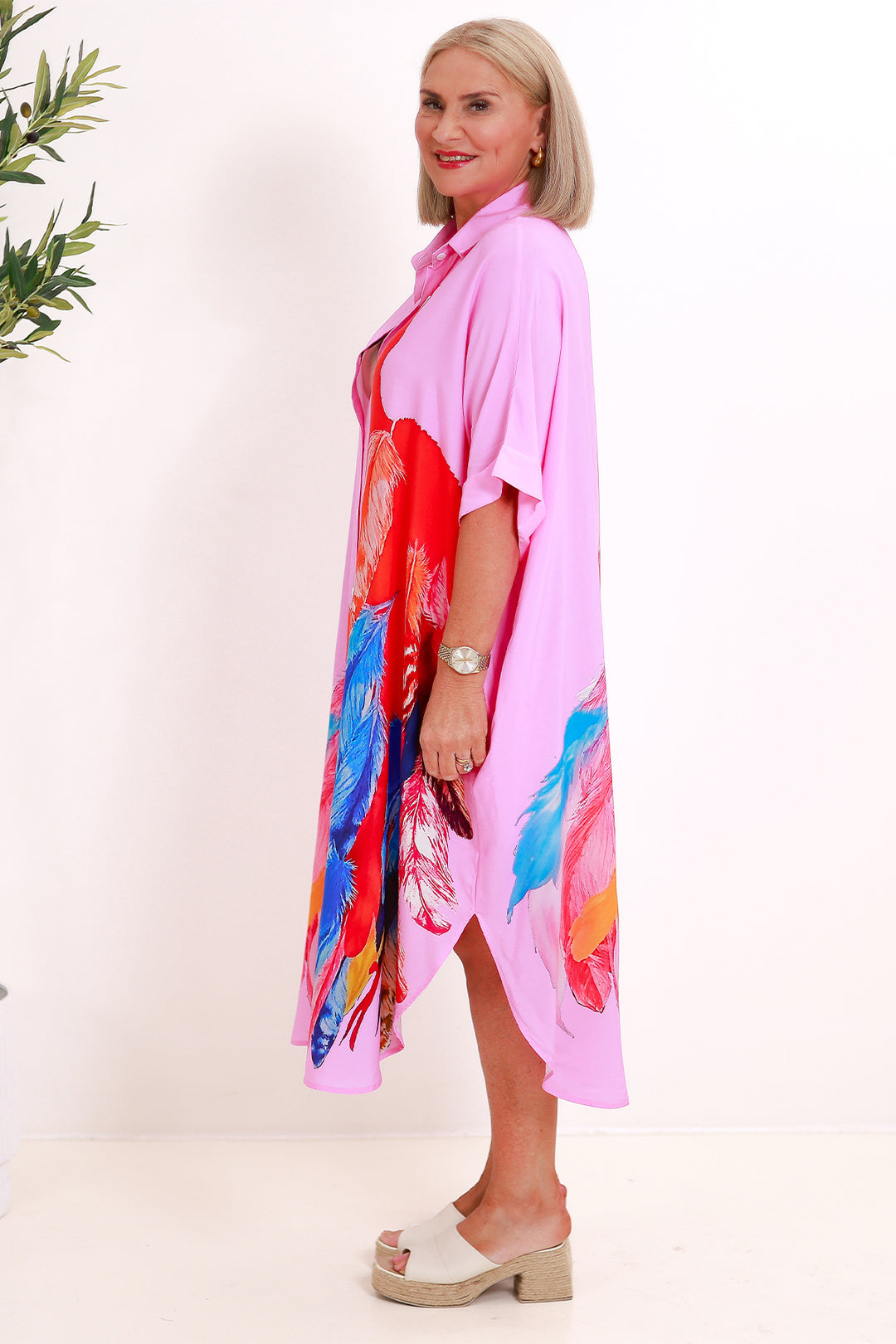 Sanctuary Shirt Dress | PINK