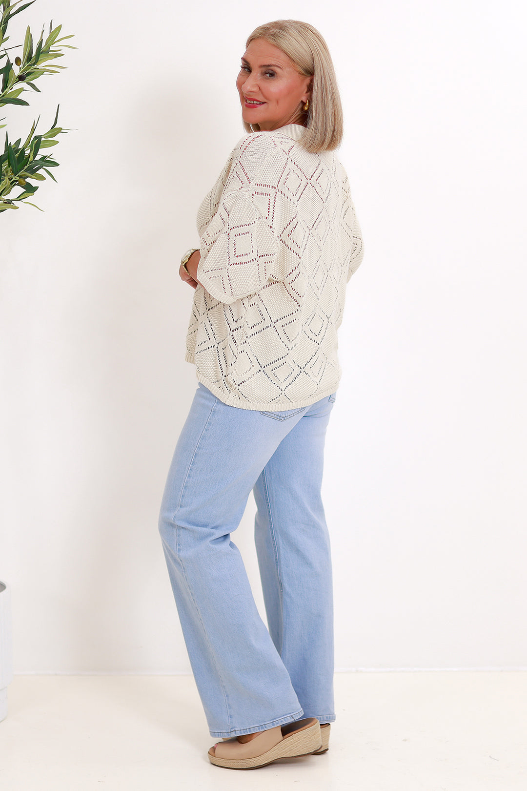 Desira Knit Top|  WHEAT