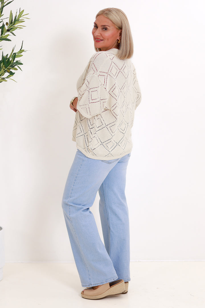 Desira Knit Top|  WHEAT