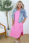 Lucky Star Tee Dress | Pink